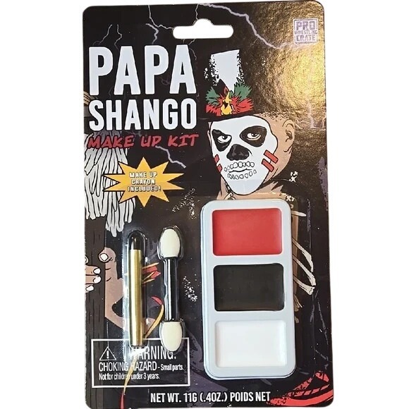 Papa Shango Makeup Kit, Pro Wrestling Crate, Halloween/Cosplay, NEW - Picture 1 of 3